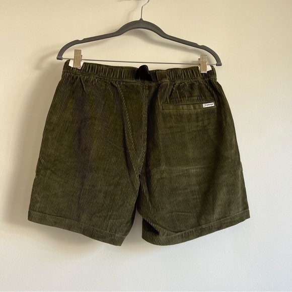 Saturdays NYC Joby Cord Short in Army Green - Picture 10 of 14